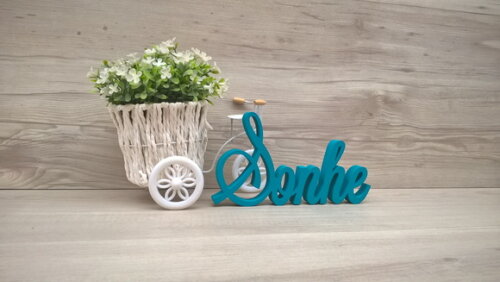Palavra Decorativa Sonhe Mod LS