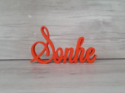 Palavra Decorativa Sonhe Mod Ls