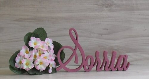 Palavra decorativa Sorria Mod LS