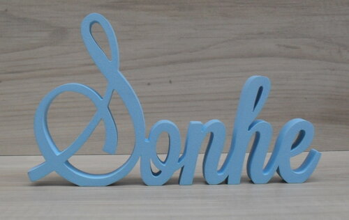 Palavra Decorativa Sonhe Mod LS