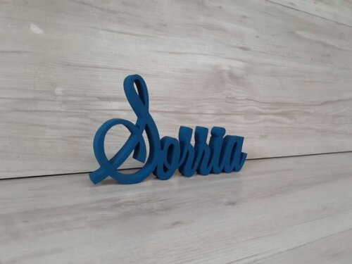 Palavra Decorativa Sorria Mod Ls