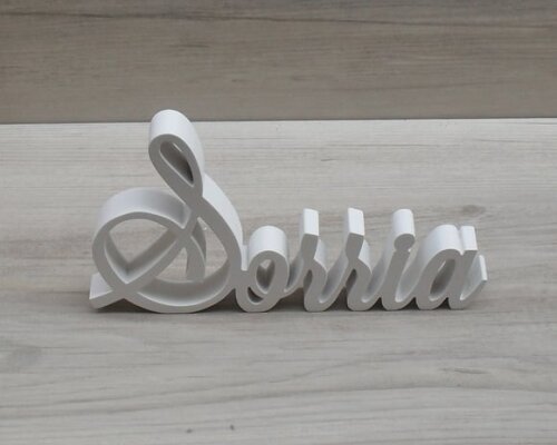 Palavra Decorativa Sorria Mod LS