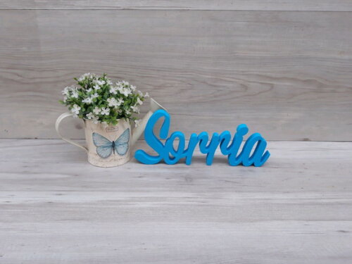 Palavra decorativa Sorria Mod MS