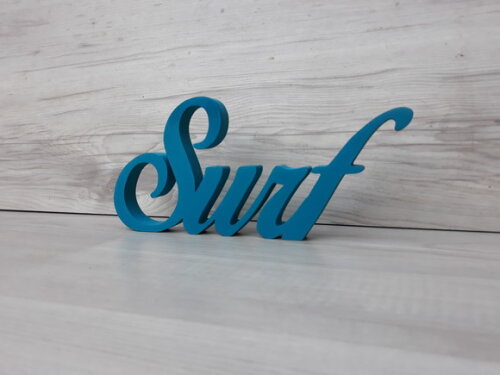 Palavra decorativa Surf