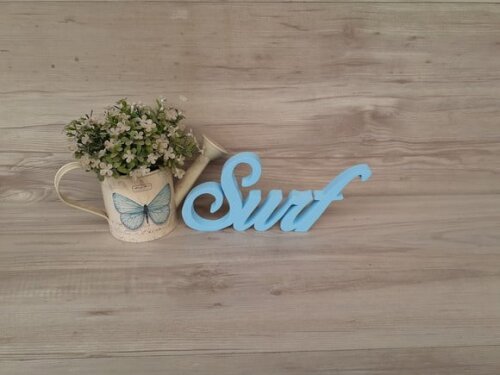 Palavra Decorativa Surf