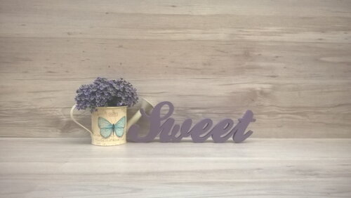 Palavra Decorativa Sweet - Clássico