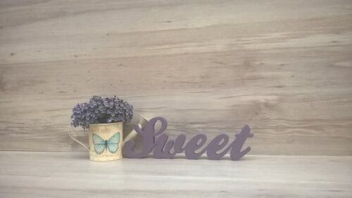 Palavra Decorativa Sweet - Clássico