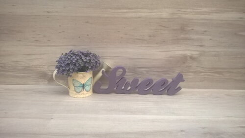 Palavra Decorativa Sweet - Clássico