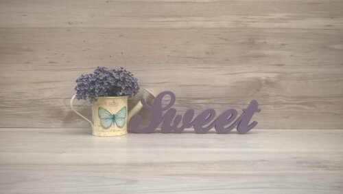 Palavra Decorativa Sweet - Clássico