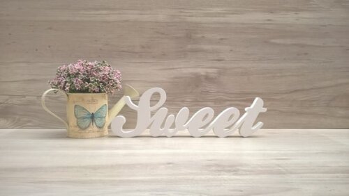 Palavra Decorativa Sweet - Clássico