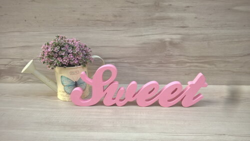 Palavra Decorativa Sweet - Clássico