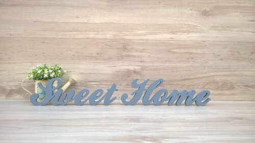 Palavra decorativa Sweet Home - clássico
