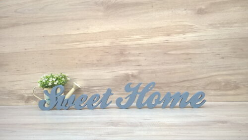 Palavra decorativa Sweet Home - clássico