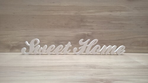 Palavra decorativa Sweet Home - clássico