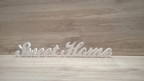 Palavra decorativa Sweet Home - clássico