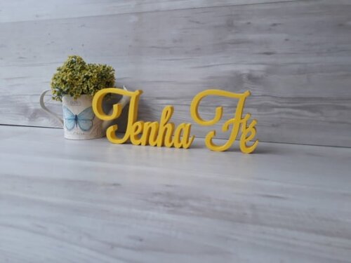 Palavra Decorativa Tenha Fé Mod LS