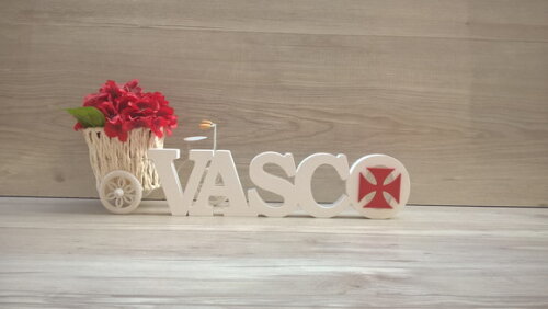 Palavra decorativa VASCO - linha BK