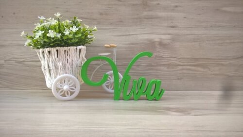 Palavra decorativa Viva Mod LS
