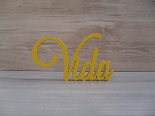 Palavra decorativa Vida Mod LS