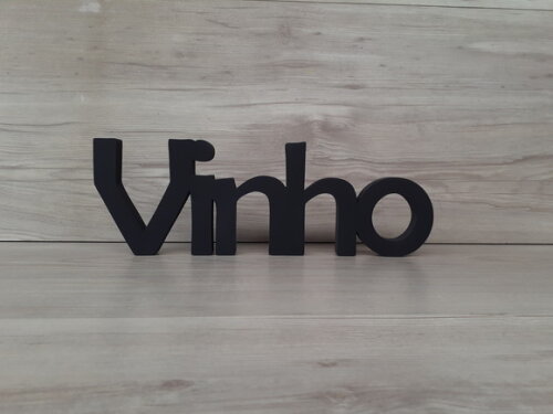 Palavra decorativa Vinho