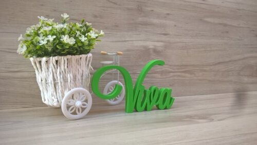 Palavra decorativa Viva Mod LS