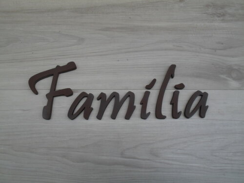 Palavra MDF de Parede - Família