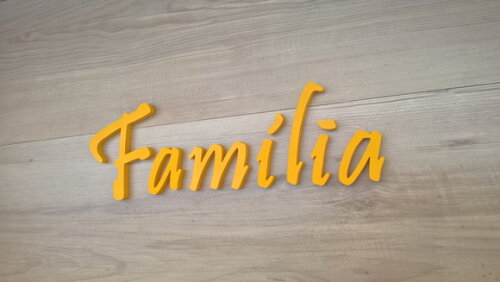Palavra MDF de Parede - Família