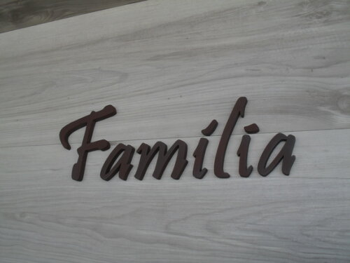 Palavra MDF de Parede - Família