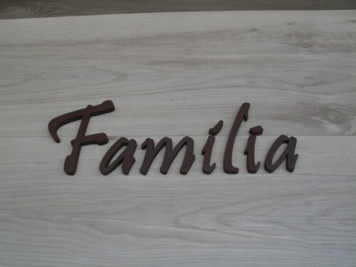Palavra MDF de Parede - Família
