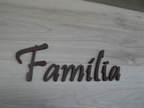 Palavra MDF de Parede - Família