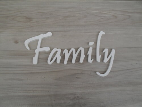 Palavra MDF de Parede - Family