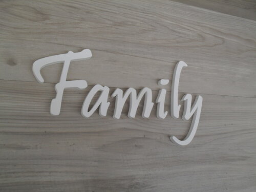 Palavra MDF de Parede - Family