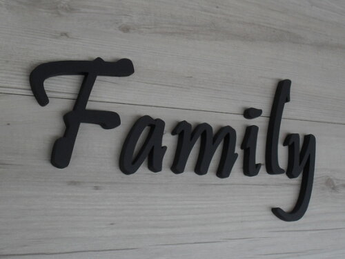 Palavra MDF de Parede - Family