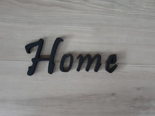 Palavra MDF de Parede - Home
