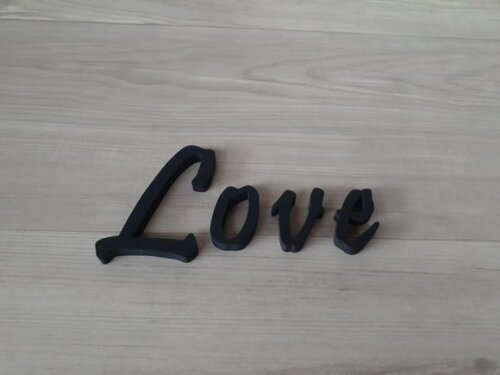Palavra MDF de Parede - Love