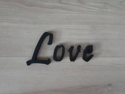 Palavra MDF de Parede - Love
