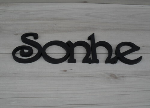 Palavra mdf de Parede - Sonhe