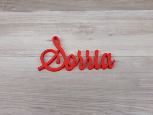 Palavra MDF de Parede - Sorria
