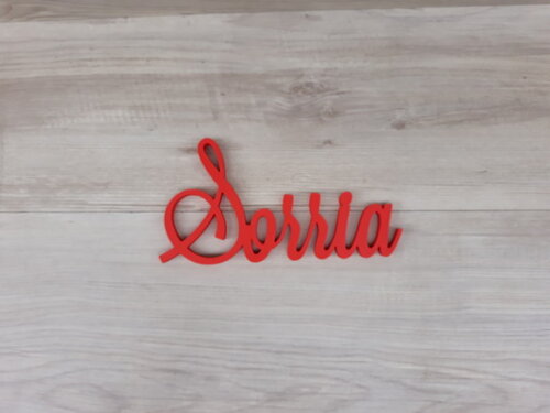Palavra MDF de Parede - Sorria