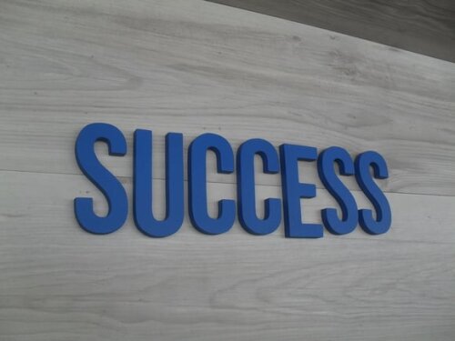 Palavra MDF de Parede - SUCCESS
