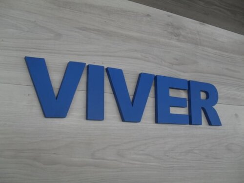 Palavra MDF de Parede - VIVER