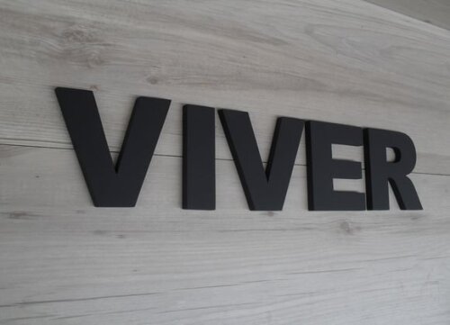 Palavra MDF de Parede - VIVER