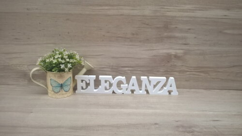Palavra personalizada de mesa em MDF - linha BK - ELEGANZA
