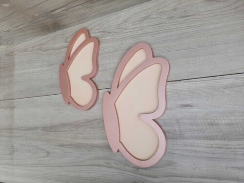 Par Borboletas de Parede em mdf
