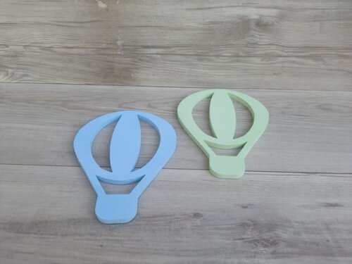 Par de Balões em mdf - Decoração de Parede