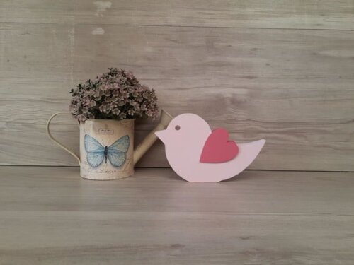 Passarinho de Mesa em mdf - 10 cm
