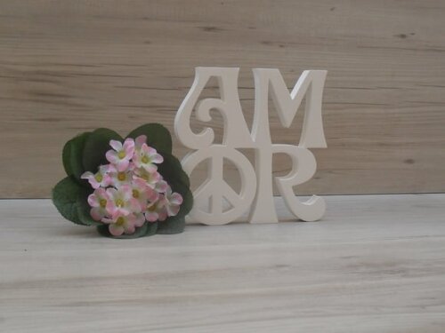 Paz e Amor - linha Hippie 15 cm