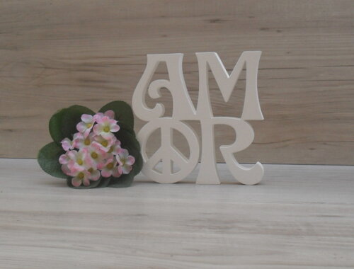 Paz e Amor - linha Hippie 15 cm