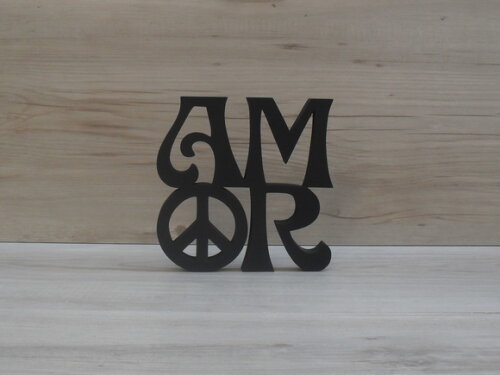 Paz e Amor - linha Hippie 15 cm