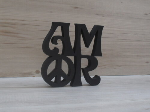 Paz e Amor - linha Hippie 15 cm